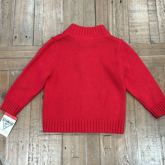 Oshkosh retro train zip front cardigan sweater nwt - Picture 6 of 6